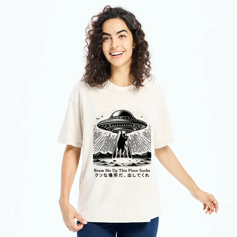 Tokyo-Tiger Please Take Me Away Washed T-Shirt