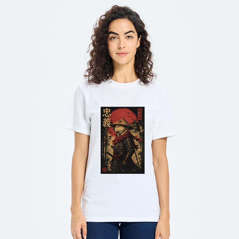 Tokyo-Tiger Loyal Samurai Dog With A Sword Classic T-Shirt
