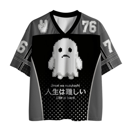 Tokyo-Tiger Life Is Hard Mesh Jersey
