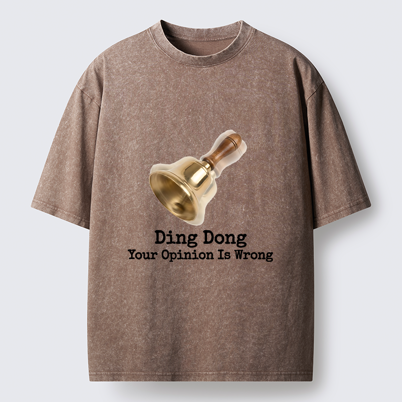 Tokyo-Tiger Funny Bell Quote Art Washed T-Shirt