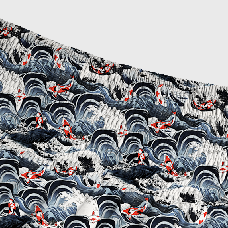 Tokyo-Tiger Ocean's Dance Maxi Skirt