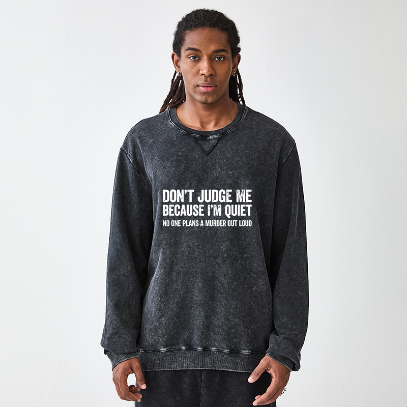 Tokyo-Tiger Sarcastic Funny Quote Washed Terry Sweatshirt