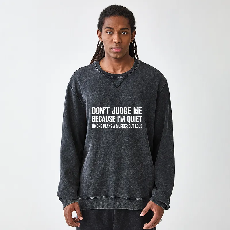 Tokyo-Tiger Sarcastic Funny Quote Washed Terry Sweatshirt