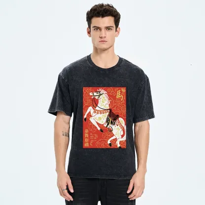 Tokyo-Tiger 2026 Year Of The Horse Washed T-Shirt