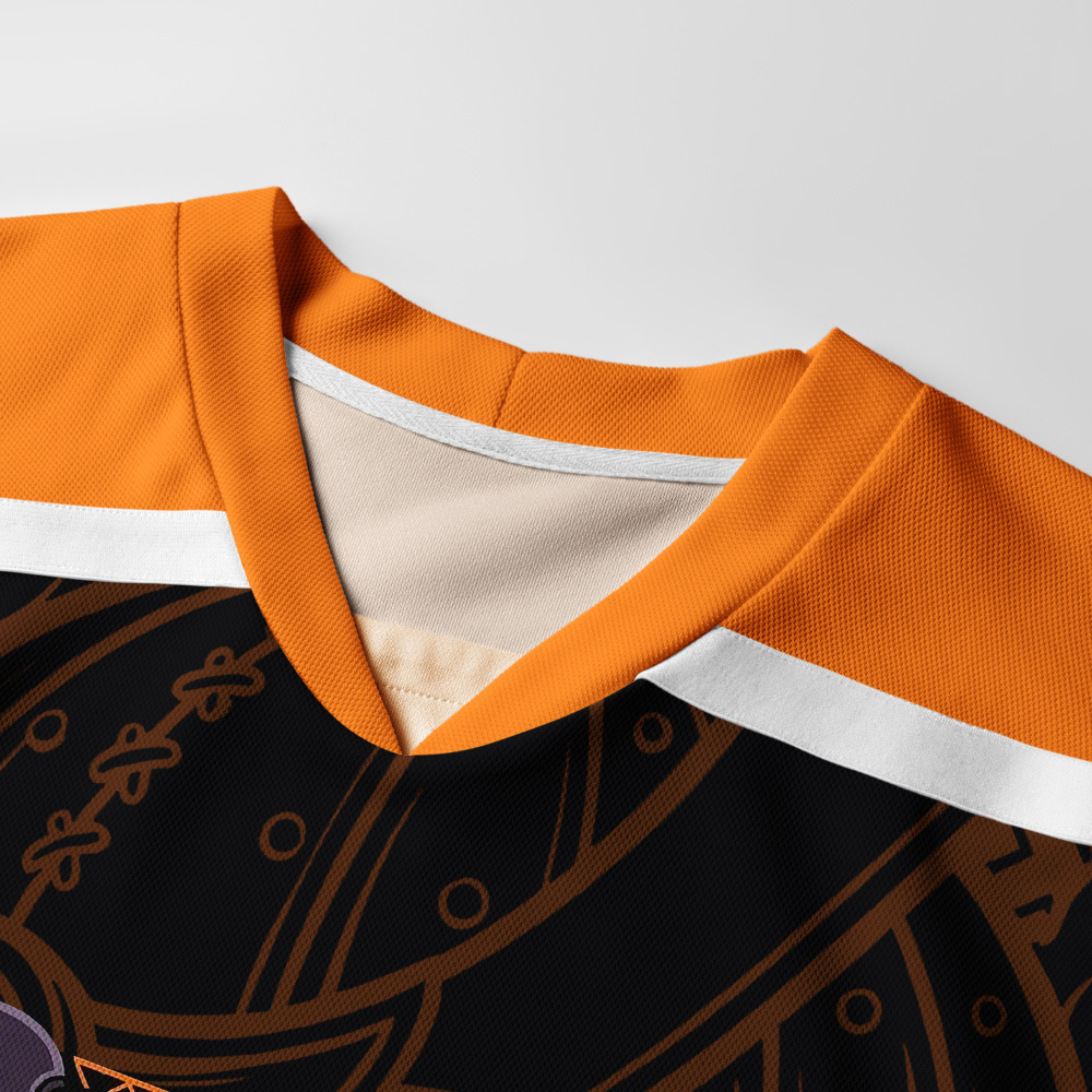 Tokyo-Tiger Samurai Koi Long-Sleeve Hockey Jersey