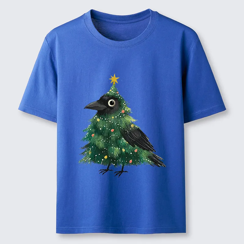 Tokyo-Tiger Cute Christmas Tree Crow Classic T-Shirt