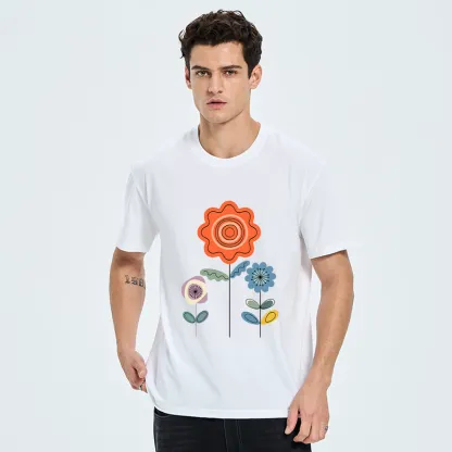 Tokyo-Tiger Retro Floral Art Classic T-Shirt