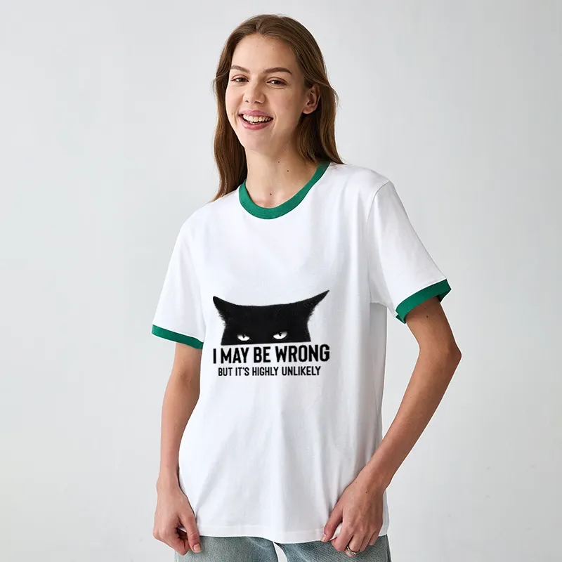 Tokyo-Tiger Cat Can Do No Wrong Trim T-Shirt