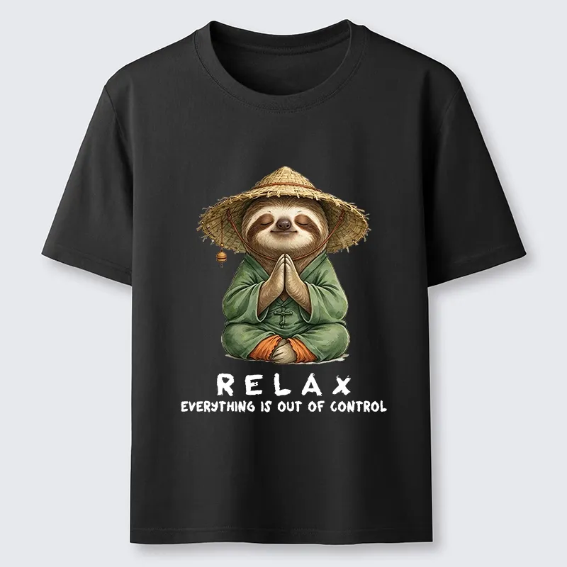 Tokyo-Tiger Zen Relax Sloth Graphic Classic T-Shirt