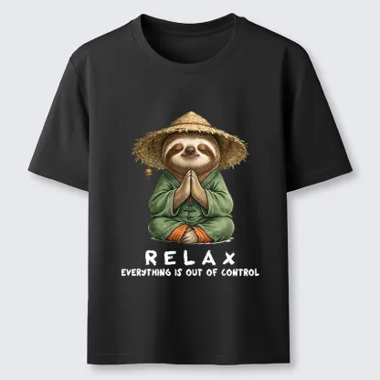 Tokyo-Tiger Zen Relax Sloth Graphic Classic T-Shirt
