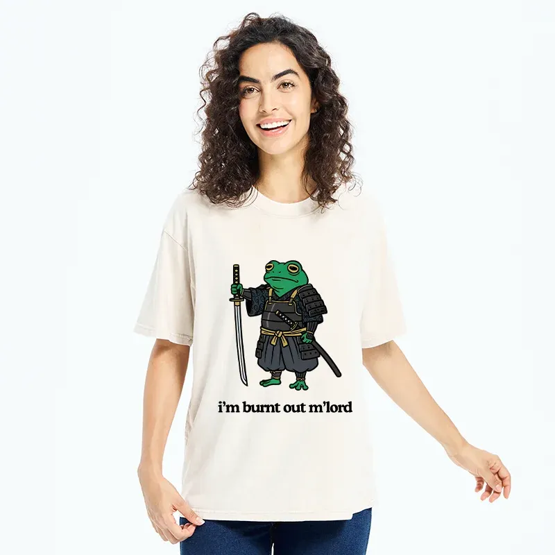 Tokyo-Tiger Tired Frog Washed T-Shirt