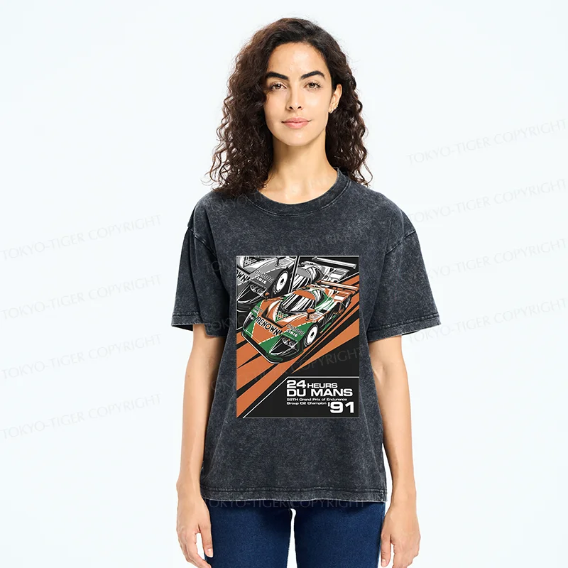 Tokyo-Tiger Cool Racing Washed T-Shirt