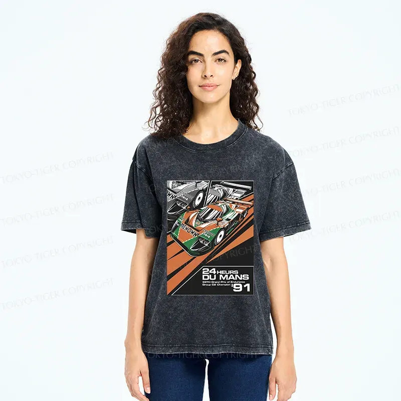 Tokyo-Tiger Cool Racing Washed T-Shirt