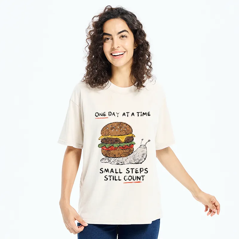 Tokyo‑Tiger Hamburger Snails Meme Washed T-Shirt