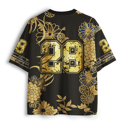 Tokyo-Tiger Samurai Black Cat Mesh Jersey