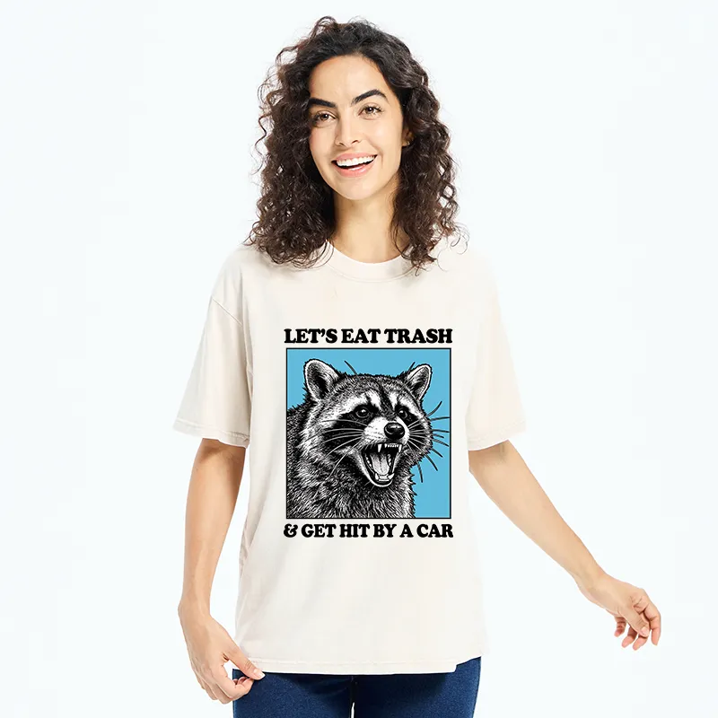 Tokyo-Tiger Raccoon Rebellion Washed T-Shirt