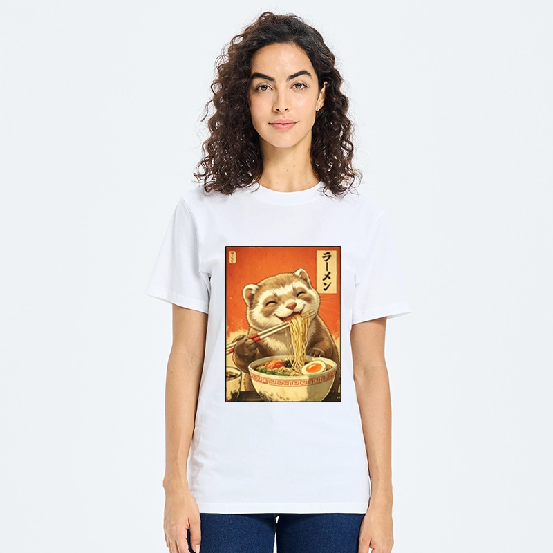 Tokyo-Tiger Otters Eating Delicious Ramen Classic T-Shirt