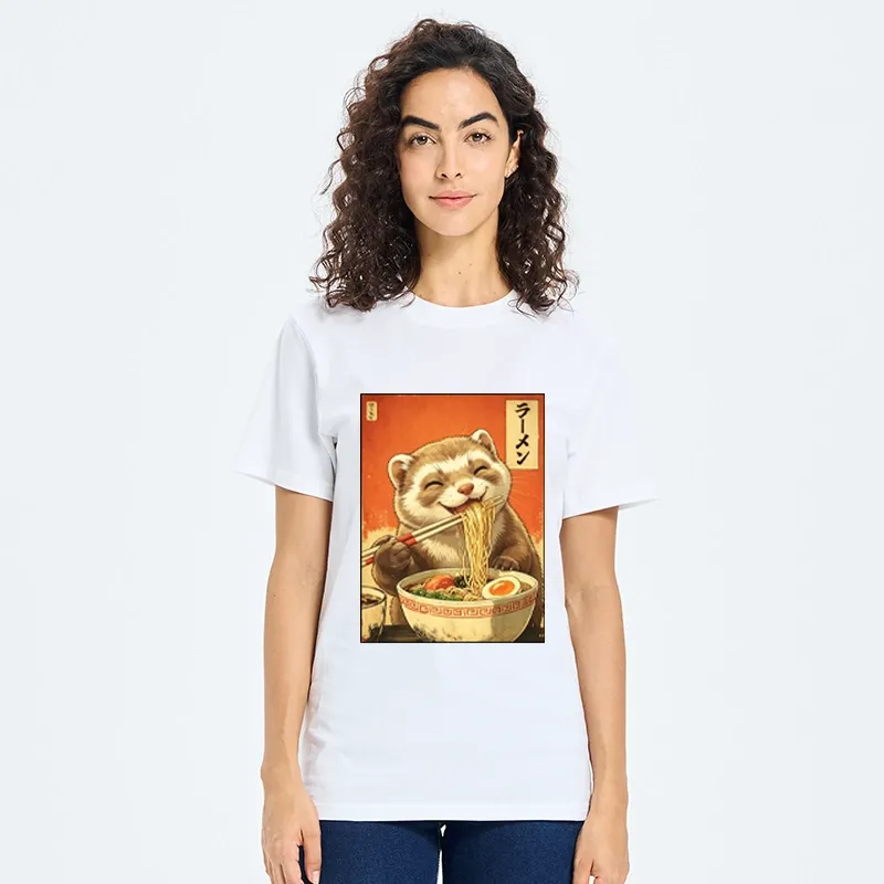 Tokyo-Tiger Otters Eating Delicious Ramen Classic T-Shirt