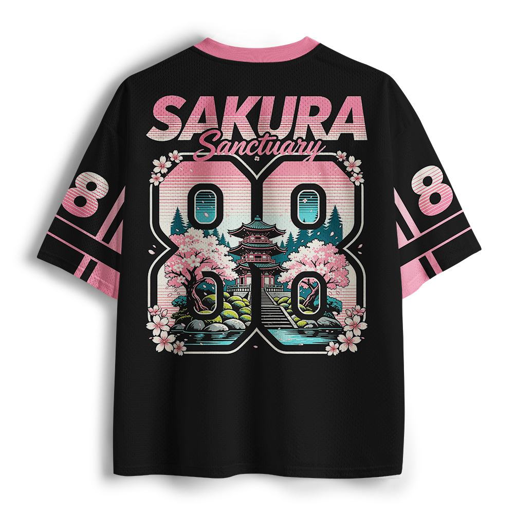 Tokyo-Tiger SAKURA Sanctuary Mesh Jersey