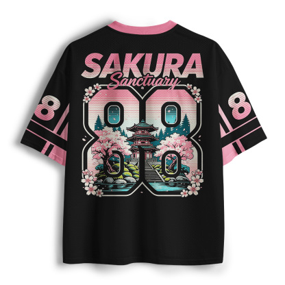 Tokyo-Tiger SAKURA Sanctuary Mesh Jersey