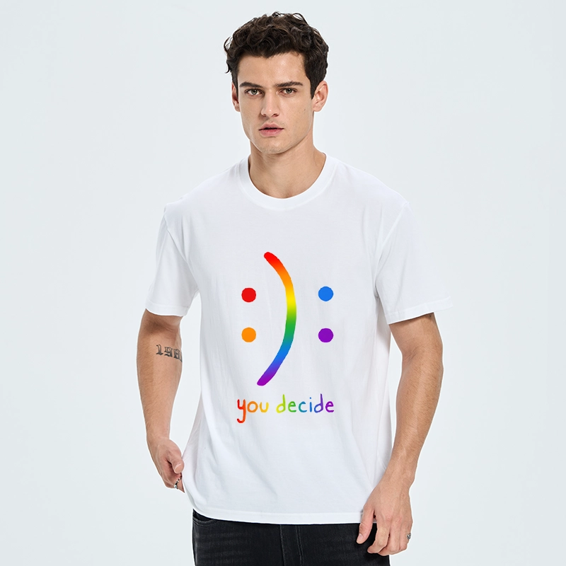 Tokyo-Tiger Colorful Rainbow Smile You Decide Classic T-Shirt