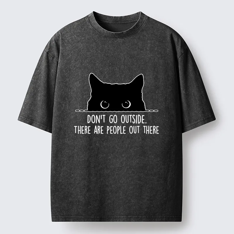 Tokyo-Tiger Avoid Human Crowds Washed T-Shirt