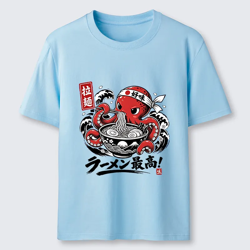 Tokyo-Tiger Octopus Loves Ramen Classic T-Shirt