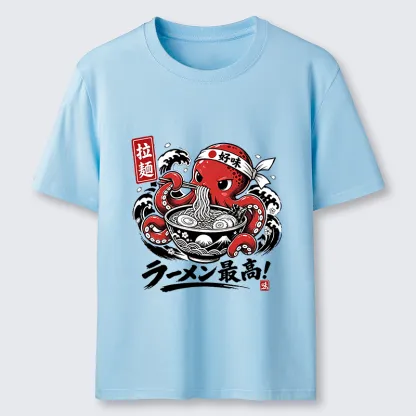 Tokyo-Tiger Octopus Loves Ramen Classic T-Shirt