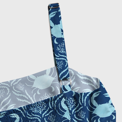 Tokyo-Tiger Crab And Seaweed Maxi Dress