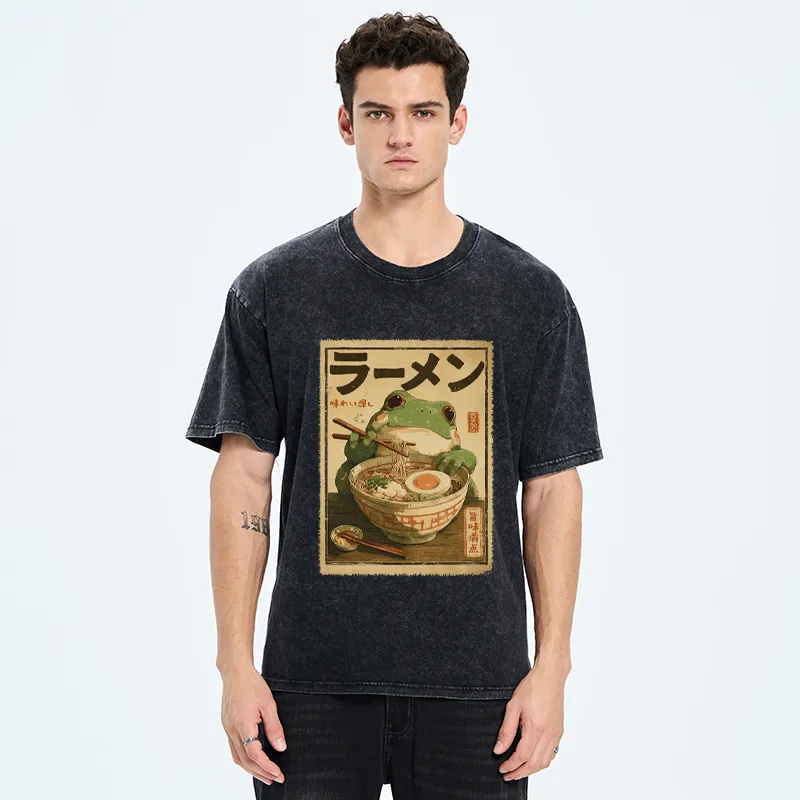 Tokyo-Tiger Ramen Bliss Washed T-Shirt