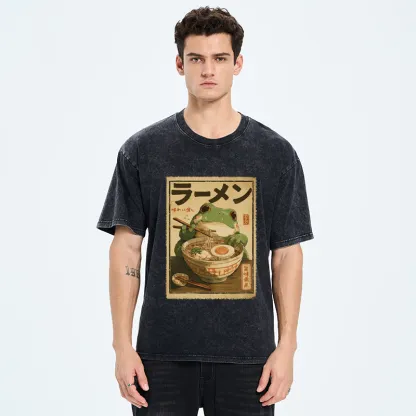 Tokyo-Tiger Ramen Bliss Washed T-Shirt