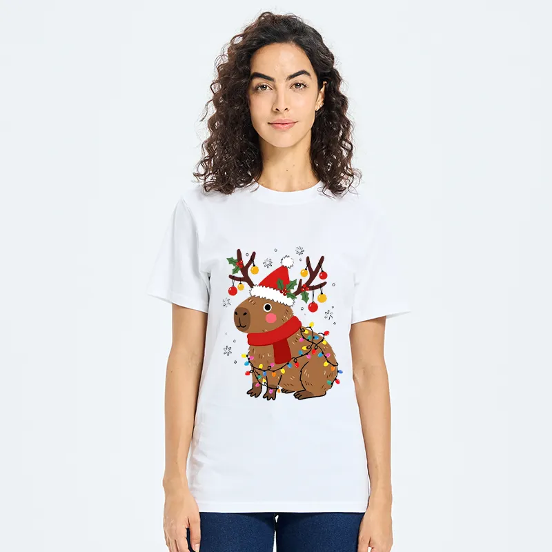 Tokyo-Tiger Cute Christmas Capybara Classic T-Shirt