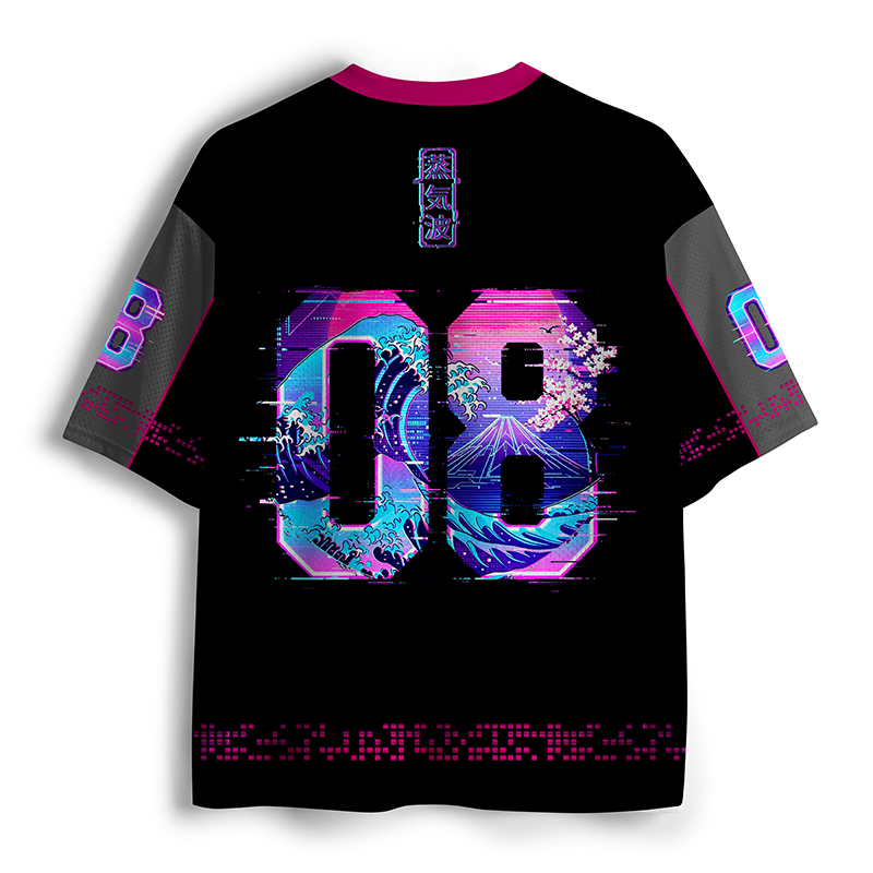 Tokyo-Tiger Neon Tides Mesh Jersey