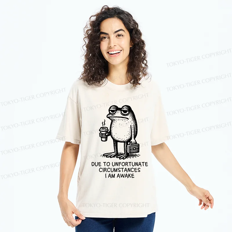 Tokyo-Tiger Decadent Frog Washed T-Shirt