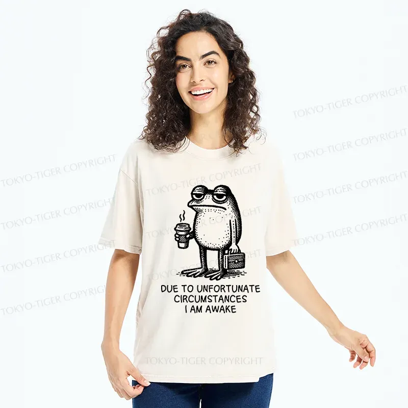 Tokyo-Tiger Decadent Frog Washed T-Shirt