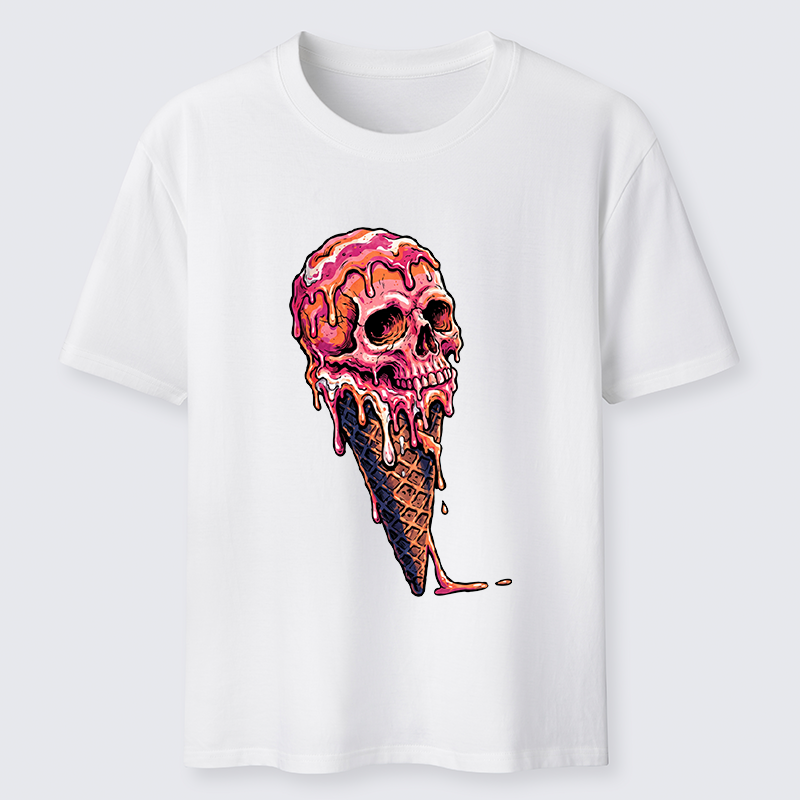 Tokyo-Tiger Skull Ice Cream Art Classic T-Shirt Sale