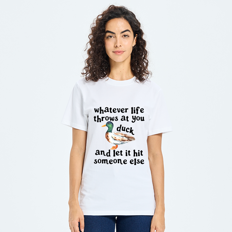 Tokyo-Tiger Funny Duck Life Trouble Meme Classic T-Shirt