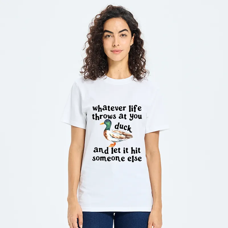 Tokyo-Tiger Funny Duck Life Trouble Meme Classic T-Shirt