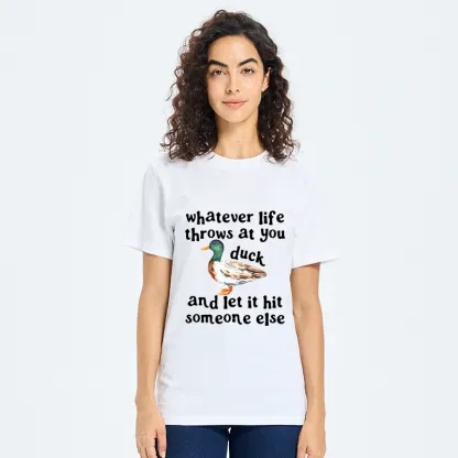 Tokyo-Tiger Funny Duck Life Trouble Meme Classic T-Shirt