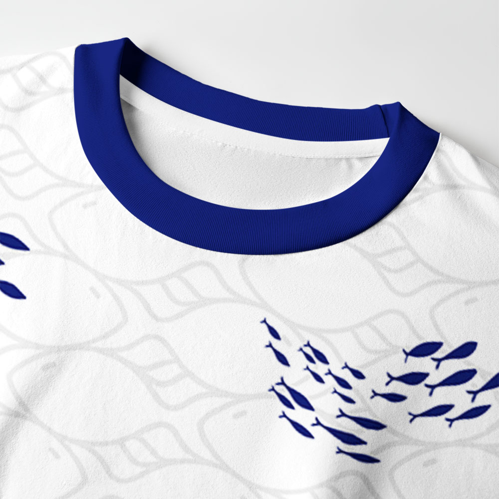 Tokyo-Tiger The "Fish Man" Meme Eco-Friendly Long Sleeve T-Shirt