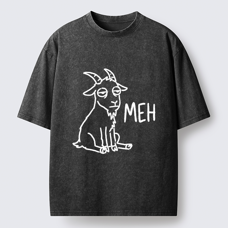 Tokyo-Tiger Funny Goat Meme Washed T-Shirt