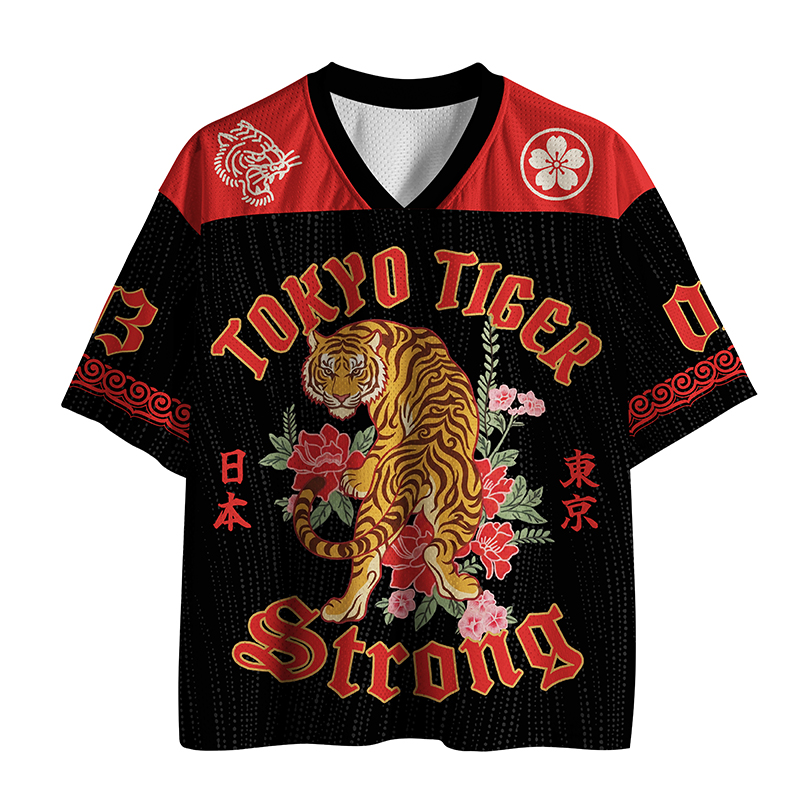 Tokyo-Tiger Strong Tokyo Tiger Mesh Jersey