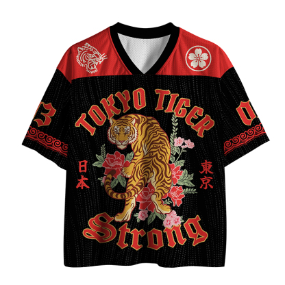 Tokyo-Tiger Strong Tokyo Tiger Mesh Jersey