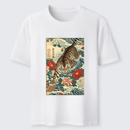 Tokyo-Tiger Retro Wave Tiger Classic T-Shirt