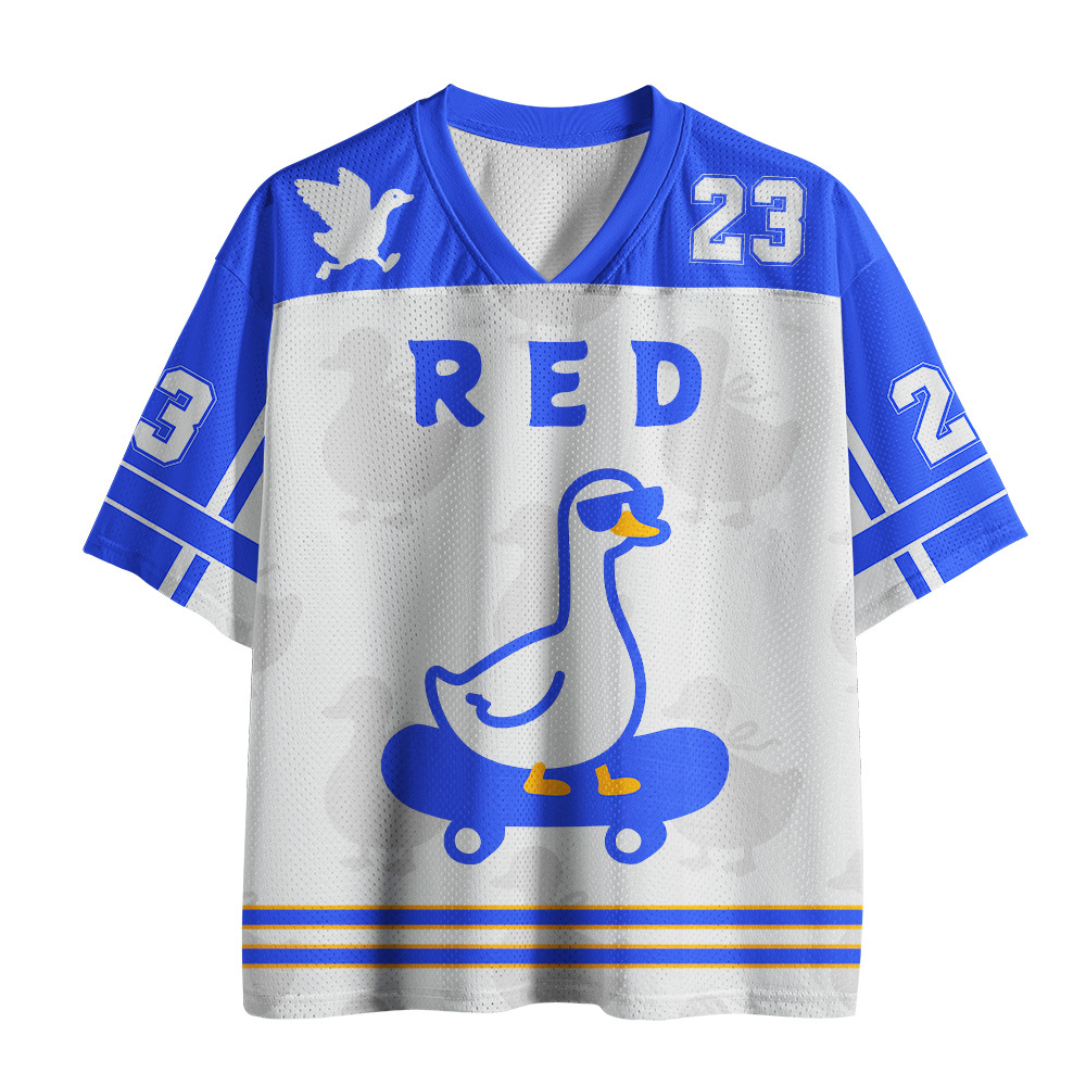 Tokyo-Tiger Silly Red Goose Mesh Jersey