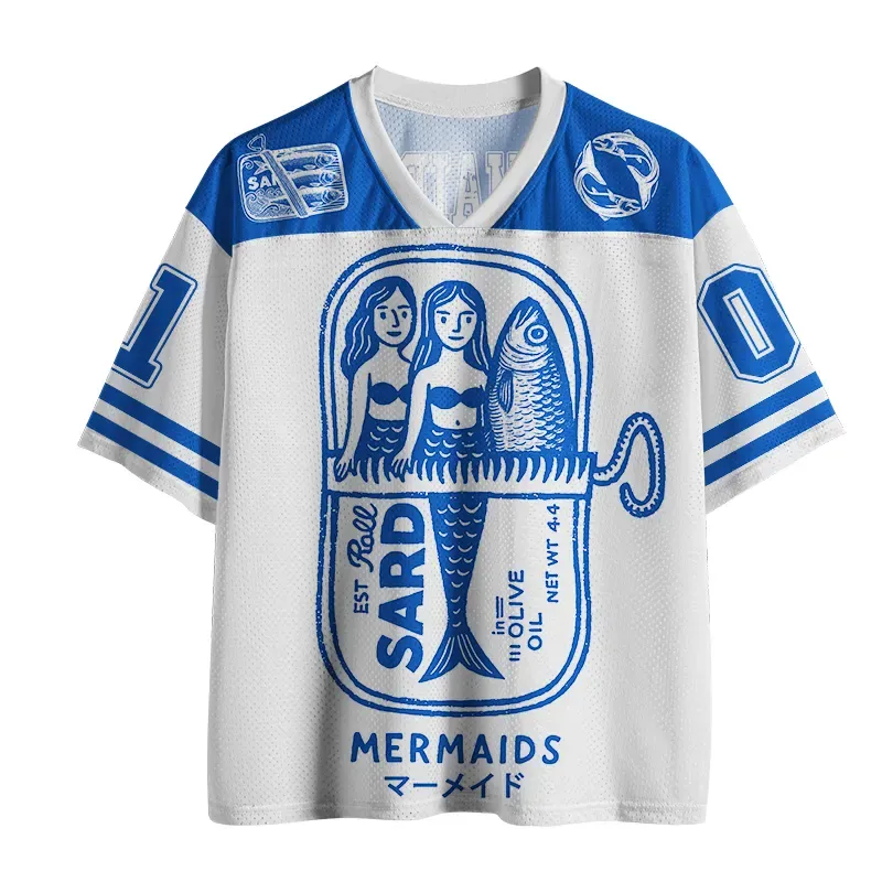 Tokyo-Tiger Mermaid Can Mesh Jersey