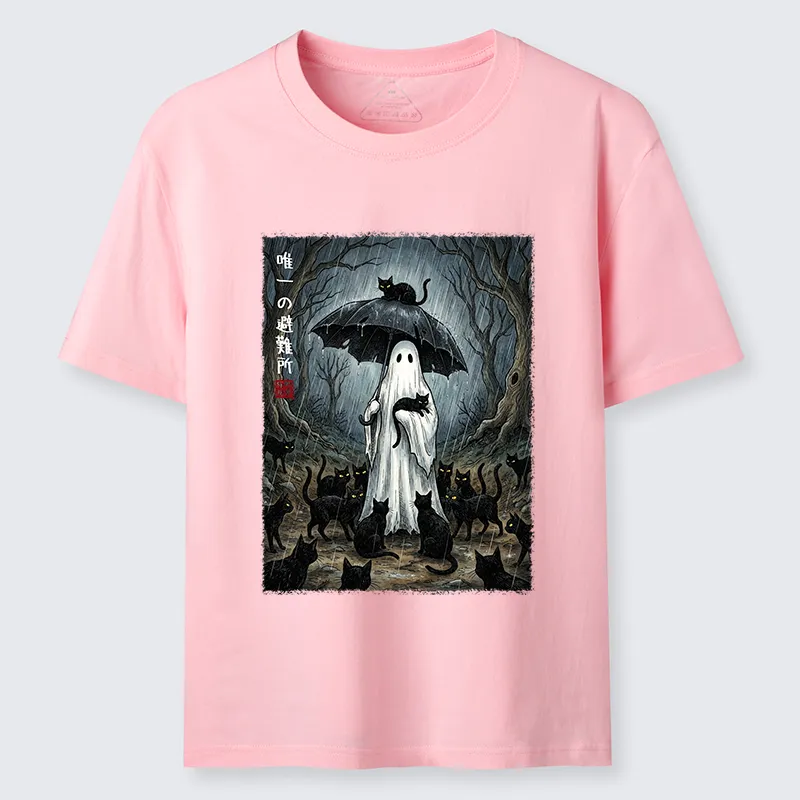 Tokyo-Tiger Ghost Cat Shelter Classic T-Shirt