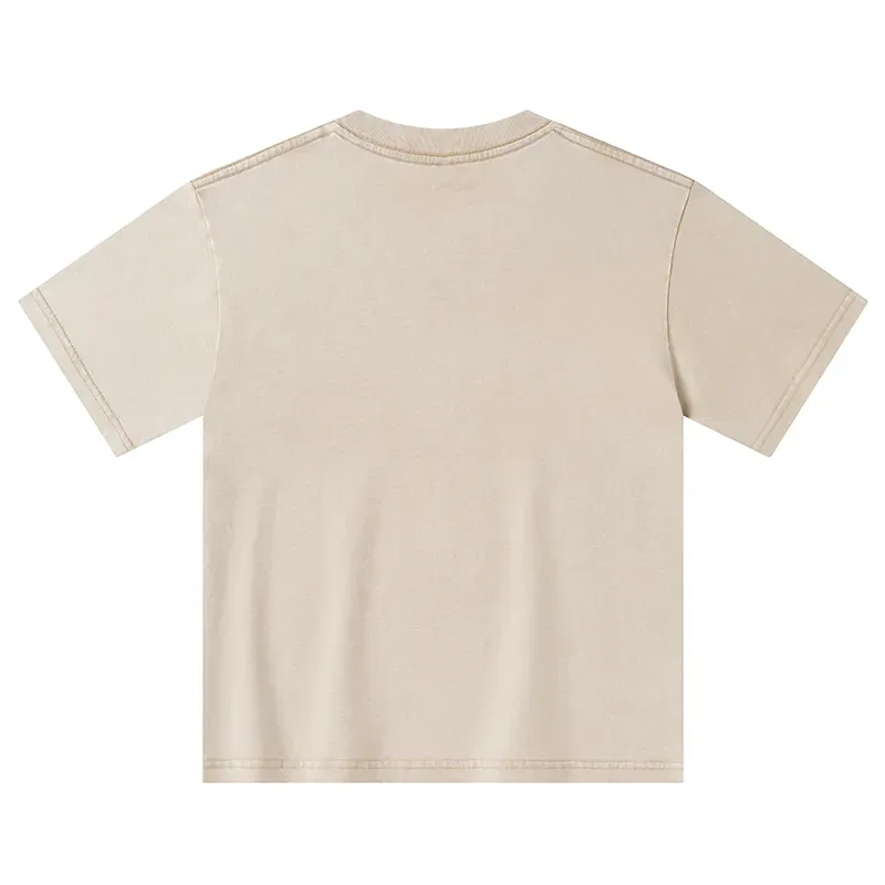 Tokyo-Tiger Focused Samurai Frog Kids Washed T-Shirt