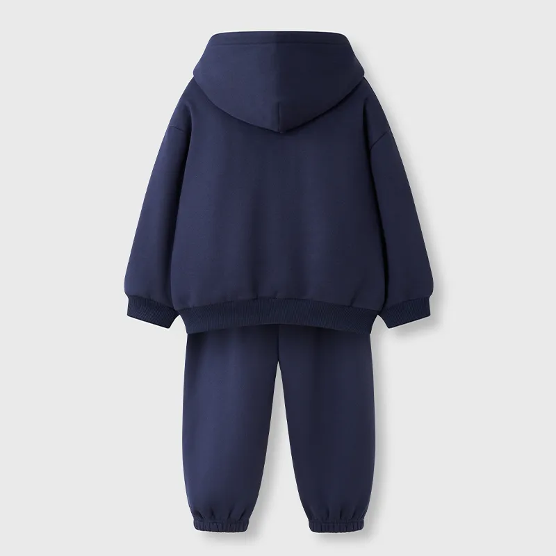 Tokyo-Tiger Cats Eat Ramen Noodles Kids Fleece Lined Hoodie Set