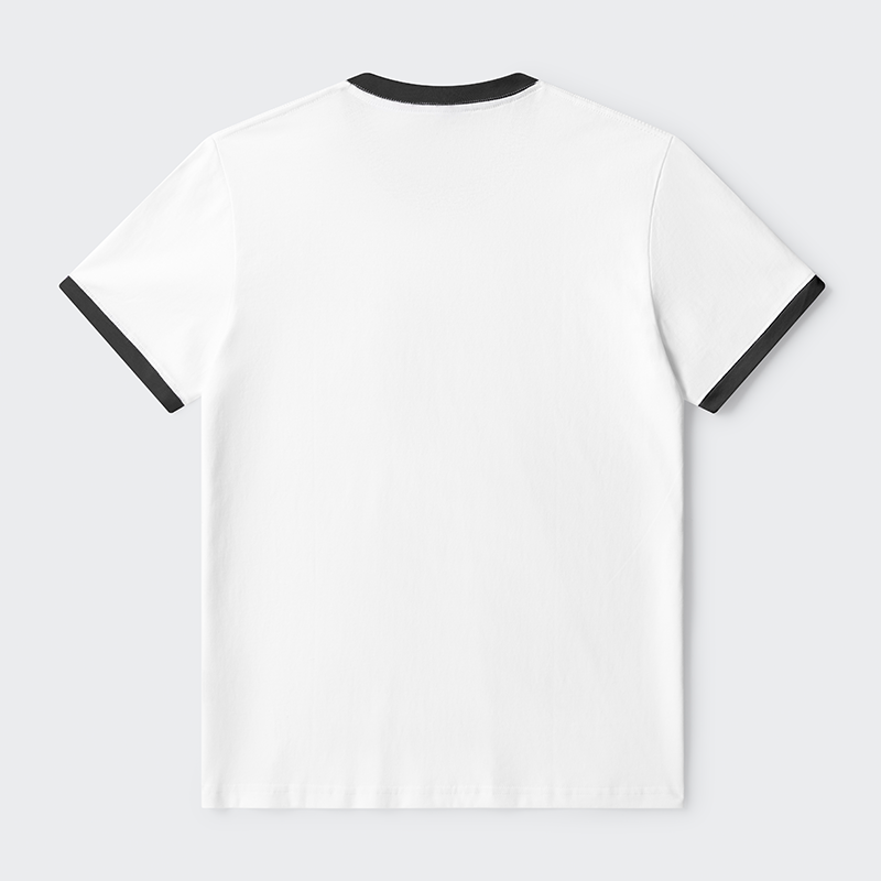 Tokyo-Tiger The Vibe Is Continuing To Deteriorate Contrast Trim T-Shirt